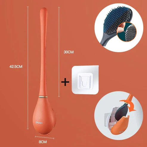 CleanSoft™ - Hygienic and modern toilet brush made of silicone (1+1 FREE)