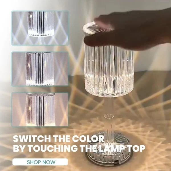 Crystal Lamp - Controllable with touch controls!