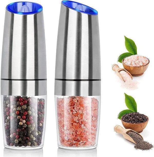 Electric Salt and Pepper Mill (stainless steel)