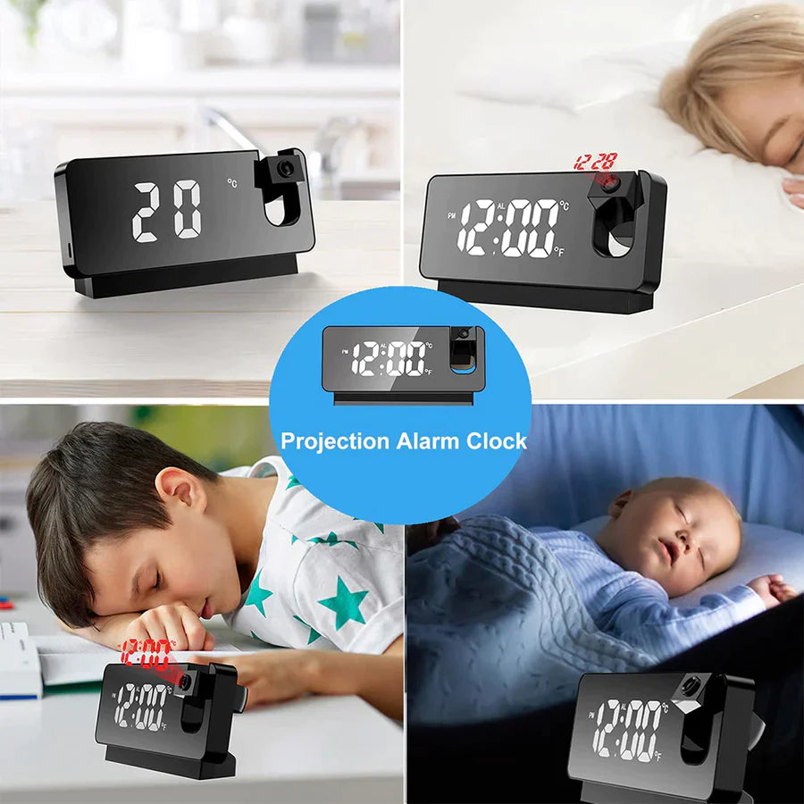 DigiClock™ Digital Projection Alarm Clock