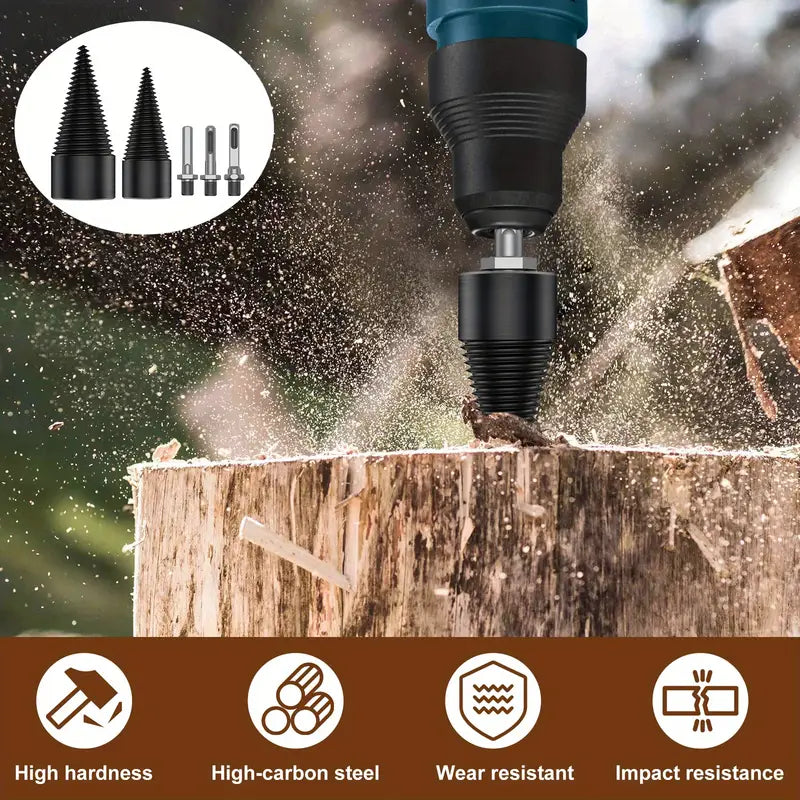 DrillEasy | Zescant shank firewood drill bit (50% OFF)