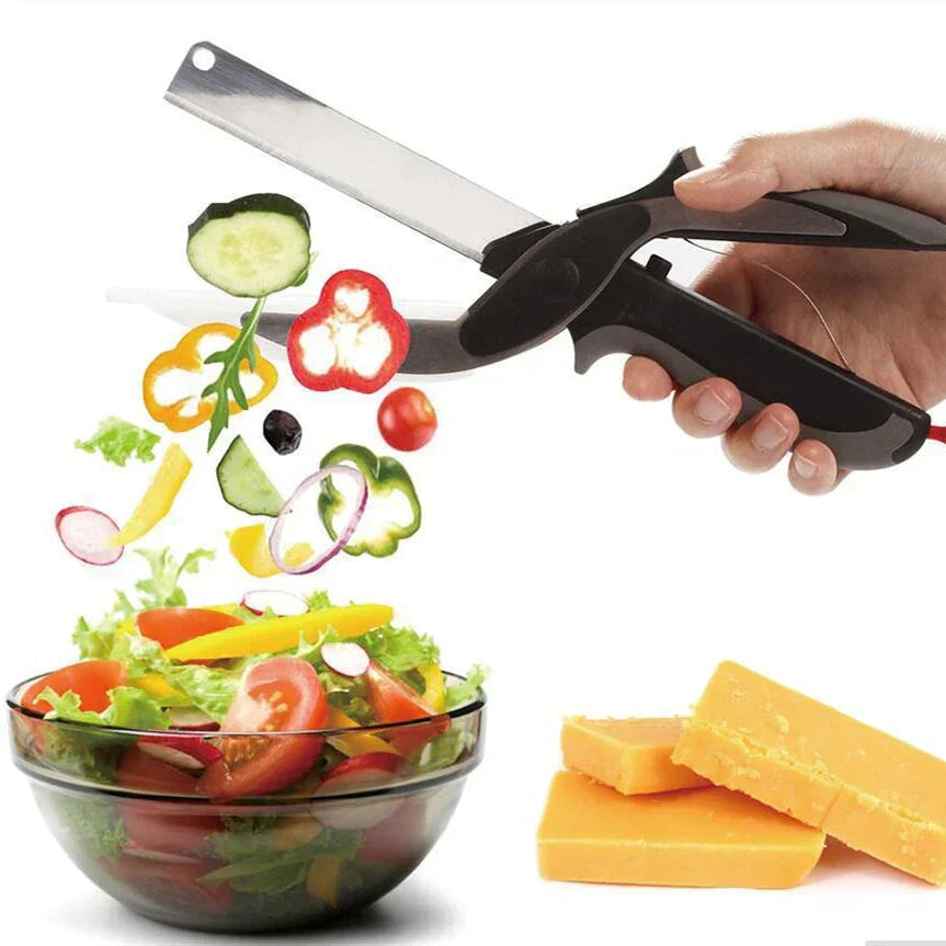 1+1 FREE | CleverCutter™ - 2 in 1 stainless steel kitchen scissors