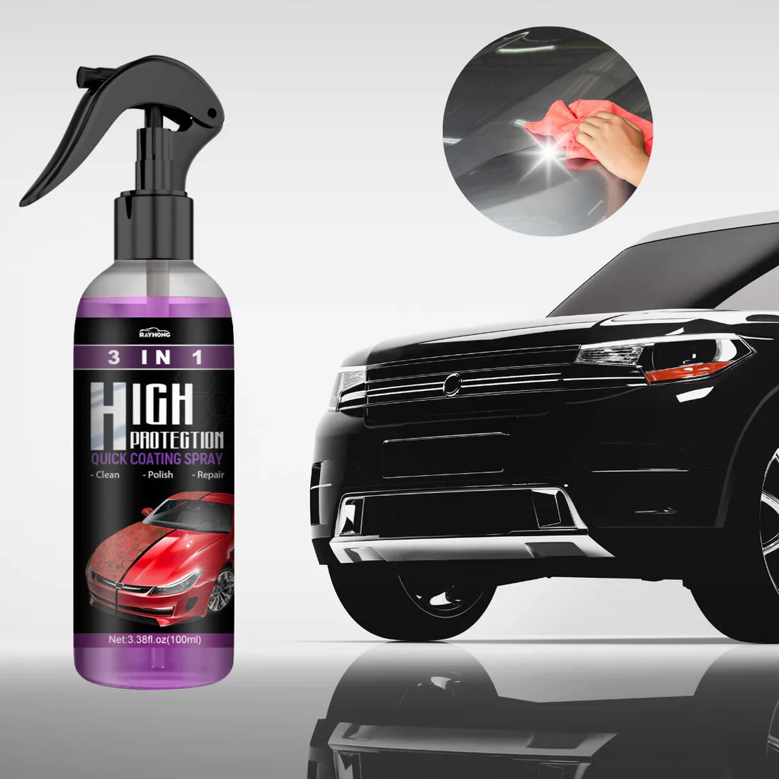 NanoSpray™ Ceramic Coating Spray | 1 + 1 FREE