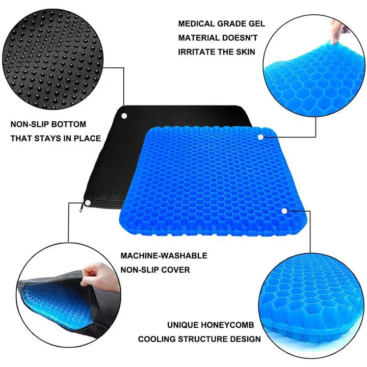 SoftSeat™ Comfortable gel seat cushion | 50% discount