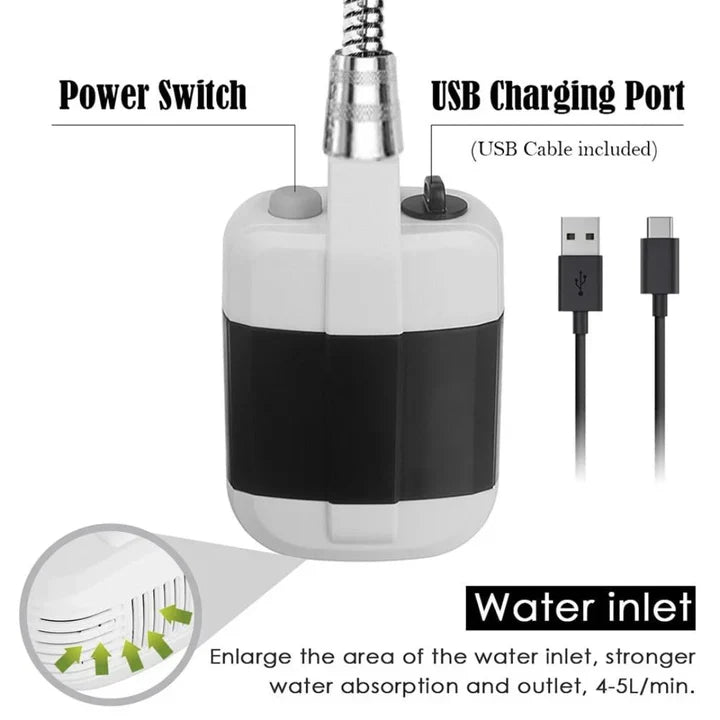 WanderWash™ Electric Shower Pump | Temporary 50% Discount