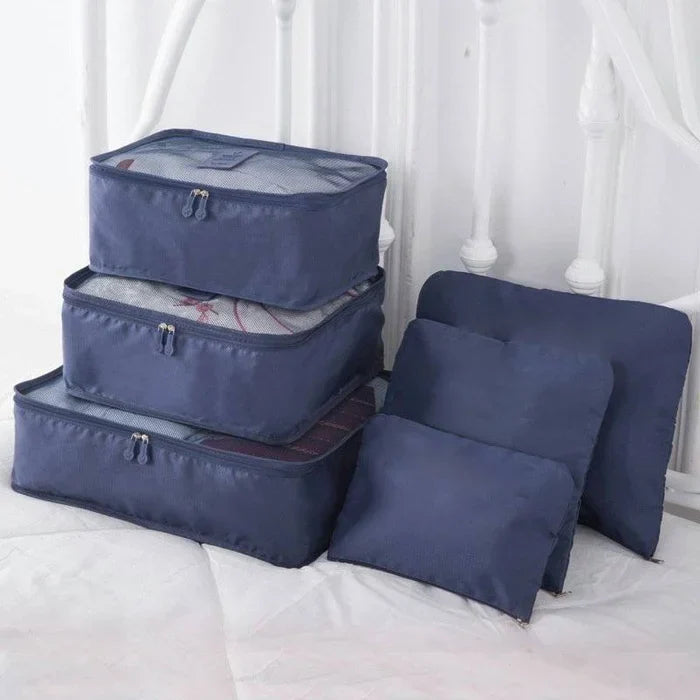 PackingCubes™ - 6 pieces of portable packing cubes for luggage