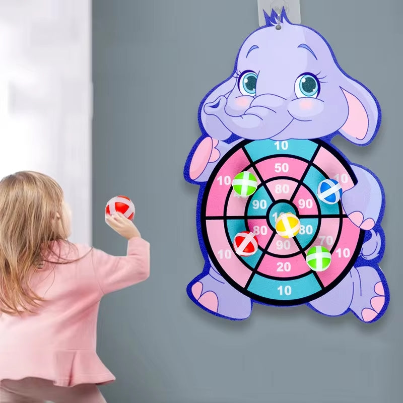 StickyBall™ animal dartboard with sticky ball | 50% discount