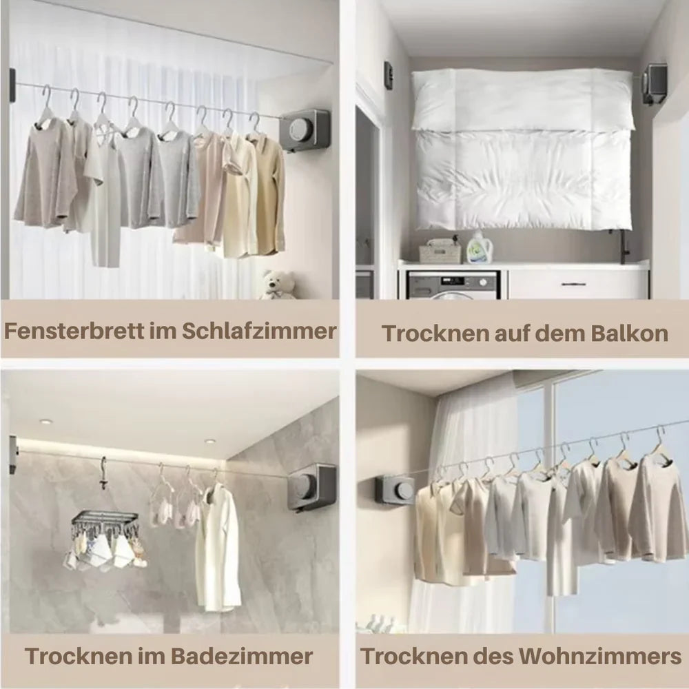 StoffLine™ Invisible Retractable Clothesline | 50% OFF