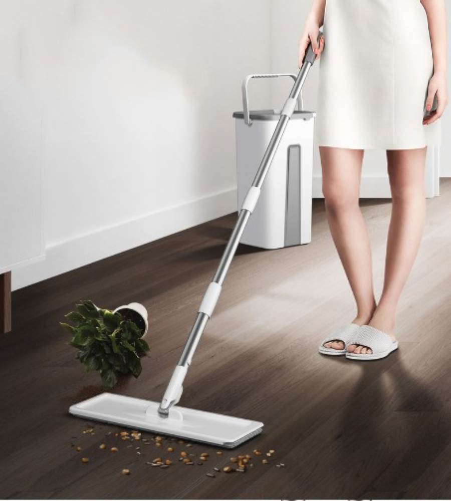 QuickClean™ | Magic floor mop with bucket