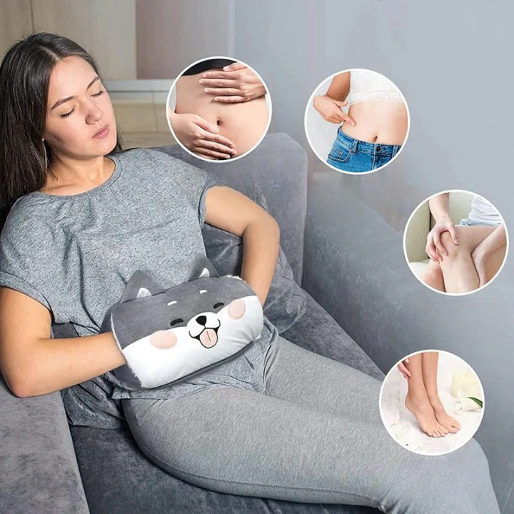 CozyTherm™ – Reusable Plush Hot Water Bottle with Hip Cushion | 50% OFF