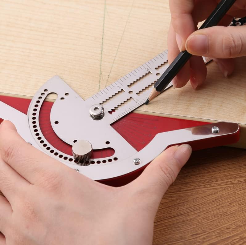 CraftPro™ - Pivoting edge ruler for woodworking