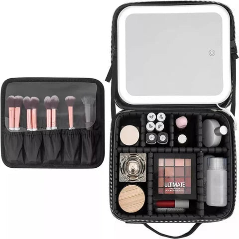 MakeUpBag™ | The makeup bag including LED mirror for every occasion!