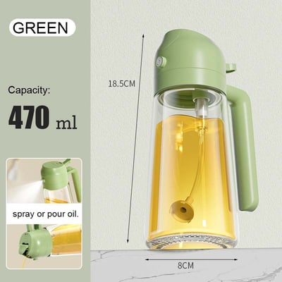 Comboil 2-in-1 Glass Oil Sprayer and Dispenser