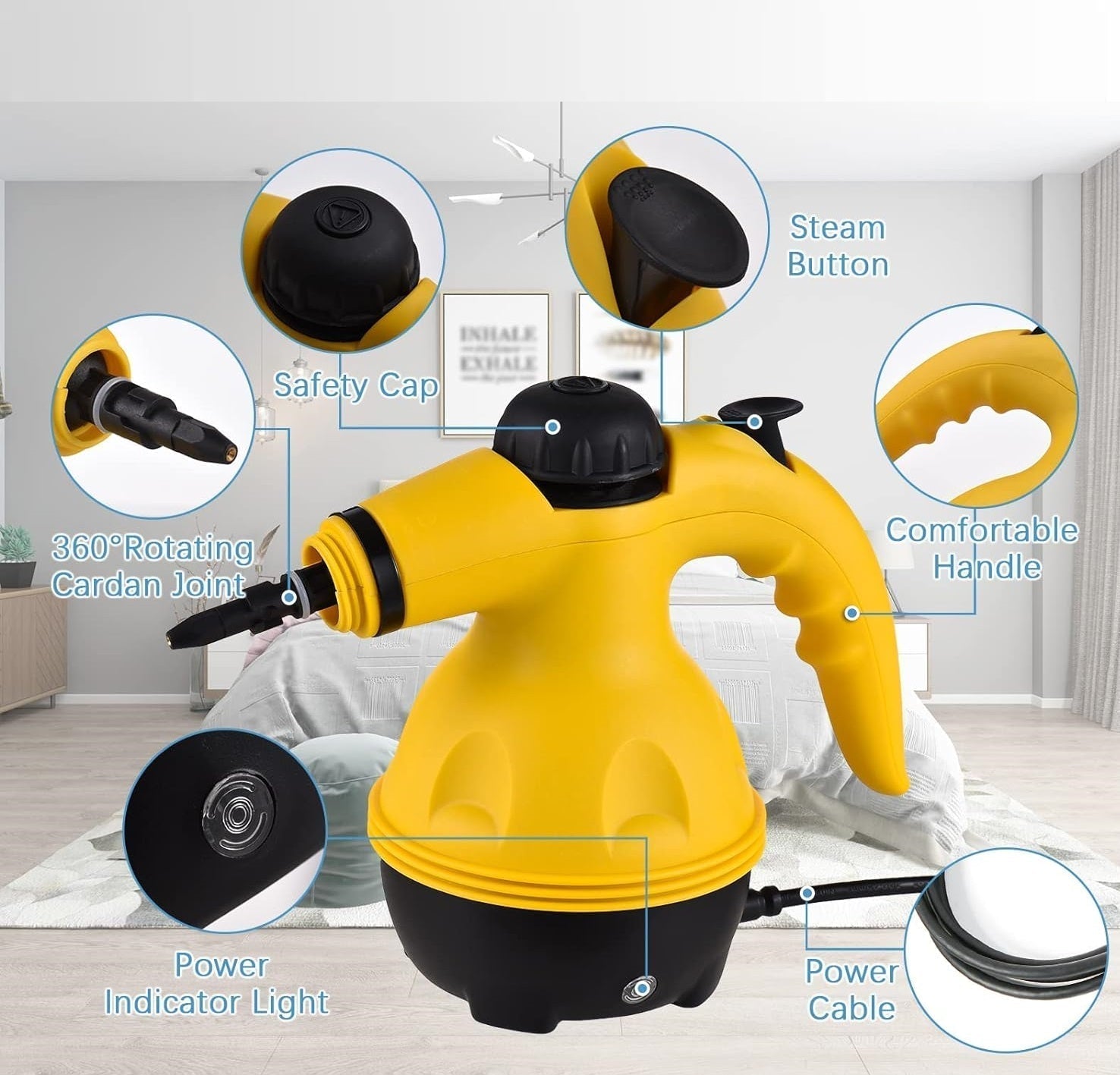 50% DISCOUNT | SteamCleaner - Hand Steam Cleaner [Last Day Discount]