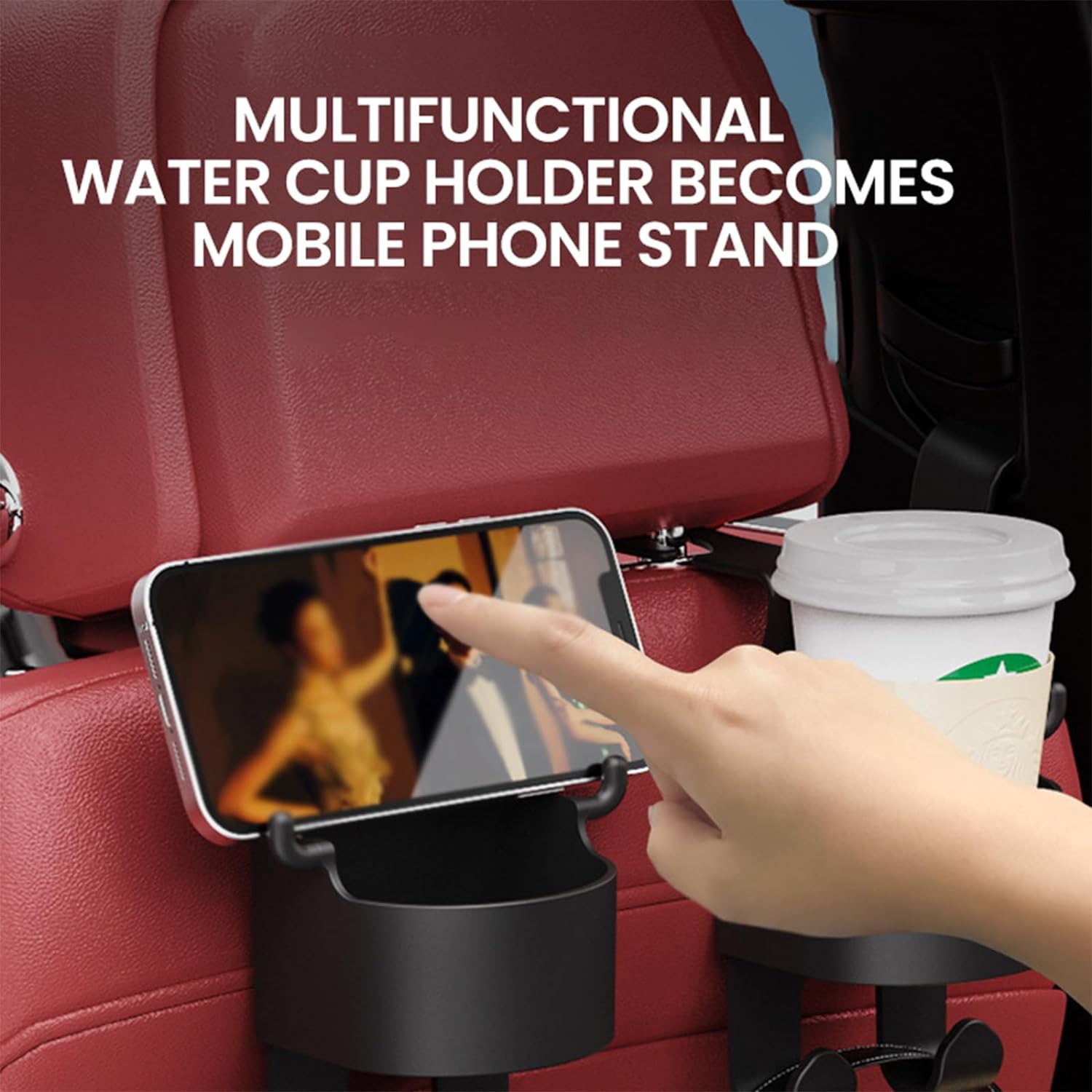 2+2 FREE | CupMan™ - Hanging cup holder for car back seat [Last day discount]