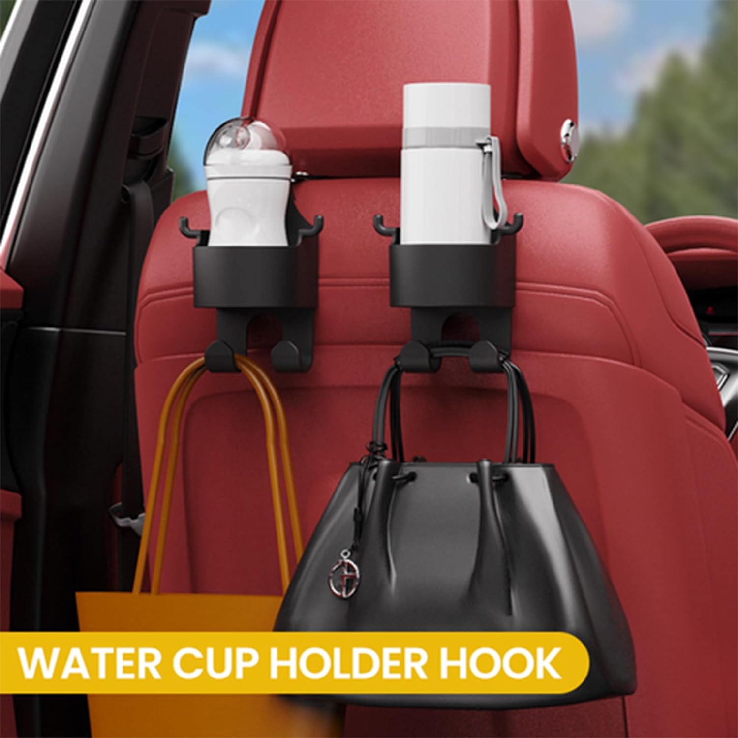 2+2 FREE | CupMan™ - Hanging cup holder for car back seat [Last day discount]