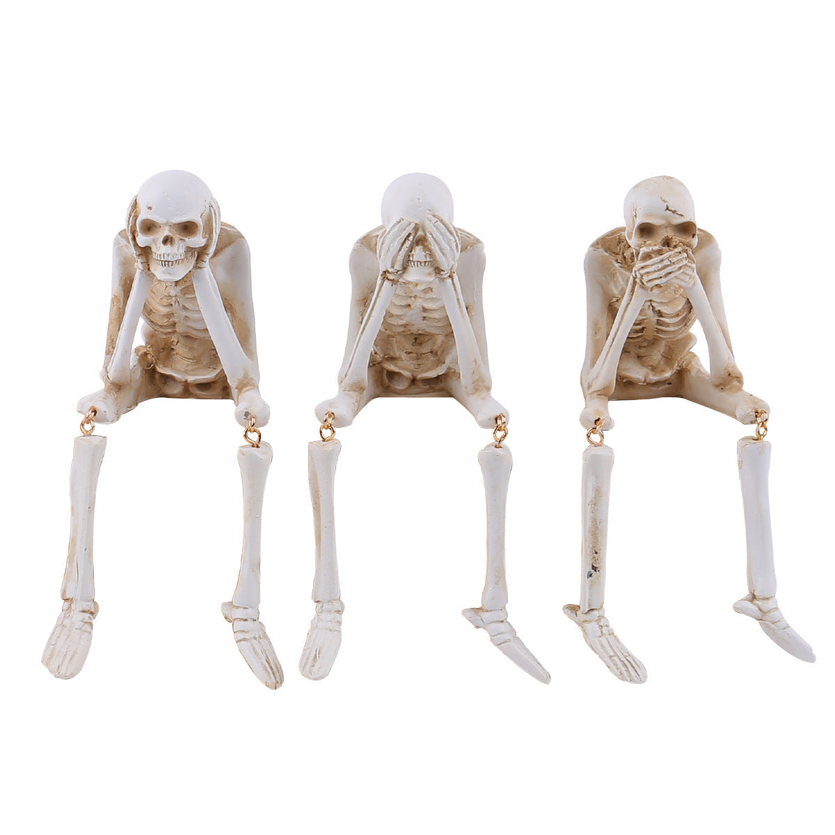 SpookCraft™ Boneyard Halloween Skeleton Ornament