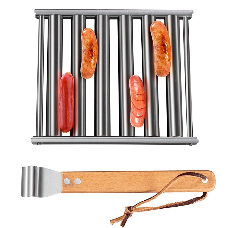 1+1 FREE | WurstRoller™ - Stainless steel grill sausage roll
