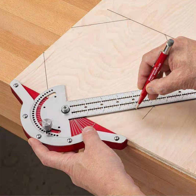 CraftPro™ - Pivoting edge ruler for woodworking