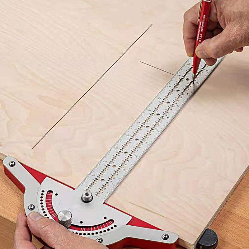 CraftPro™ - Pivoting edge ruler for woodworking