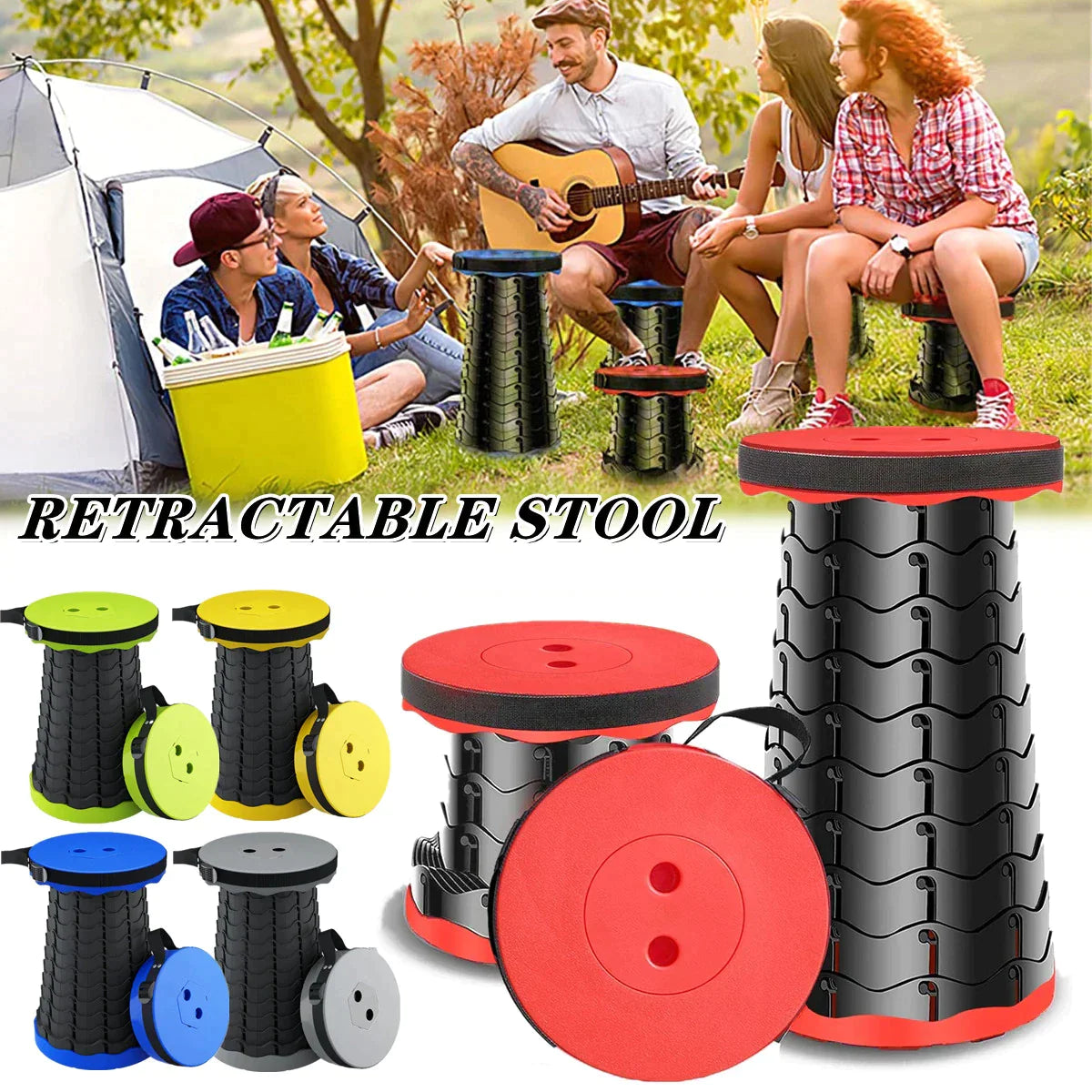 Retrax™ Practical Telescopic Stool