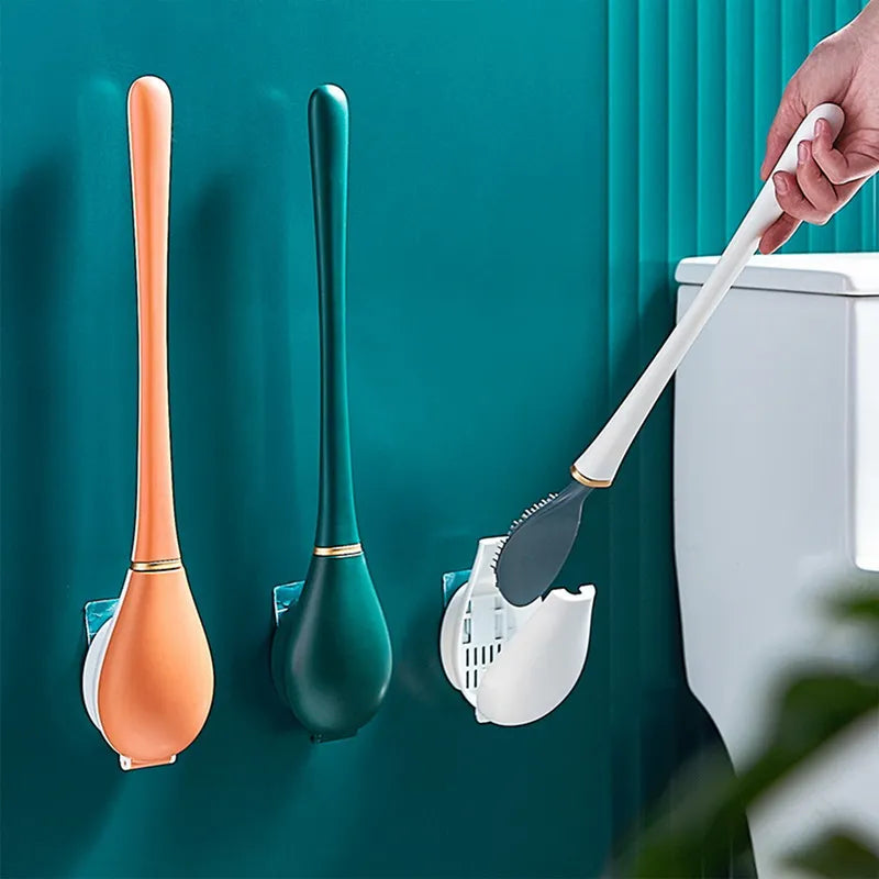 CleanSoft™ - Hygienic and modern toilet brush made of silicone (1+1 FREE)