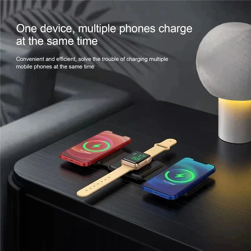 TripleCharger™ | 3 in 1 Magnetic Wireless Charger Pad