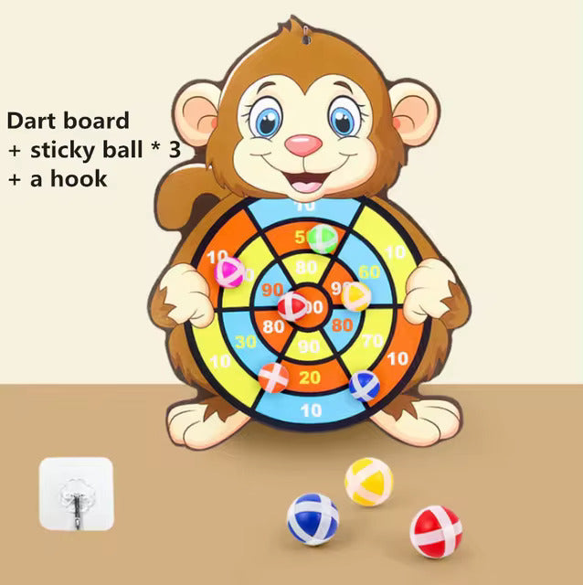 StickyBall™ animal dartboard with sticky ball | 50% discount