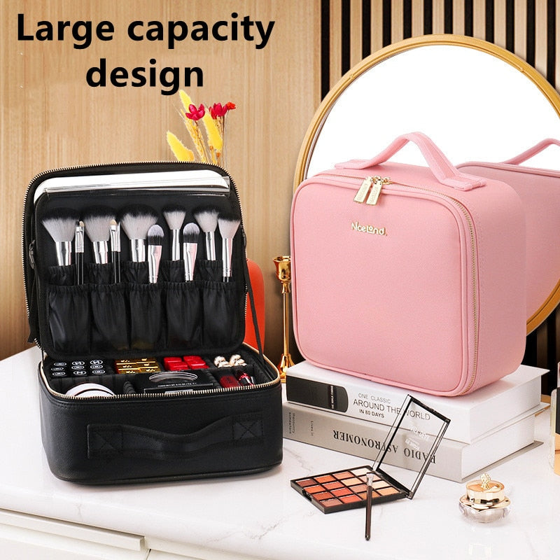 MakeUpBag™ | The makeup bag including LED mirror for every occasion!