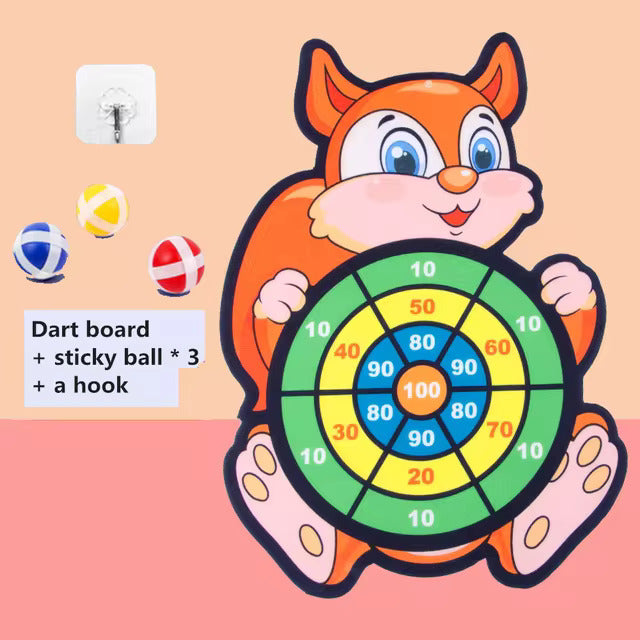 StickyBall™ animal dartboard with sticky ball | 50% discount