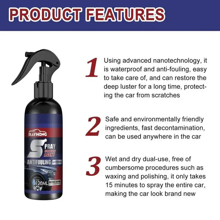 1 + 1 Free | PowerSpray™ 3 in 1 car paint repair spray