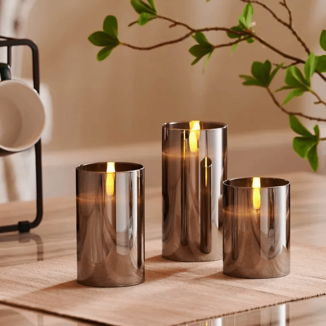 Glimglow™ | Elegant Flameless LED Candle Set