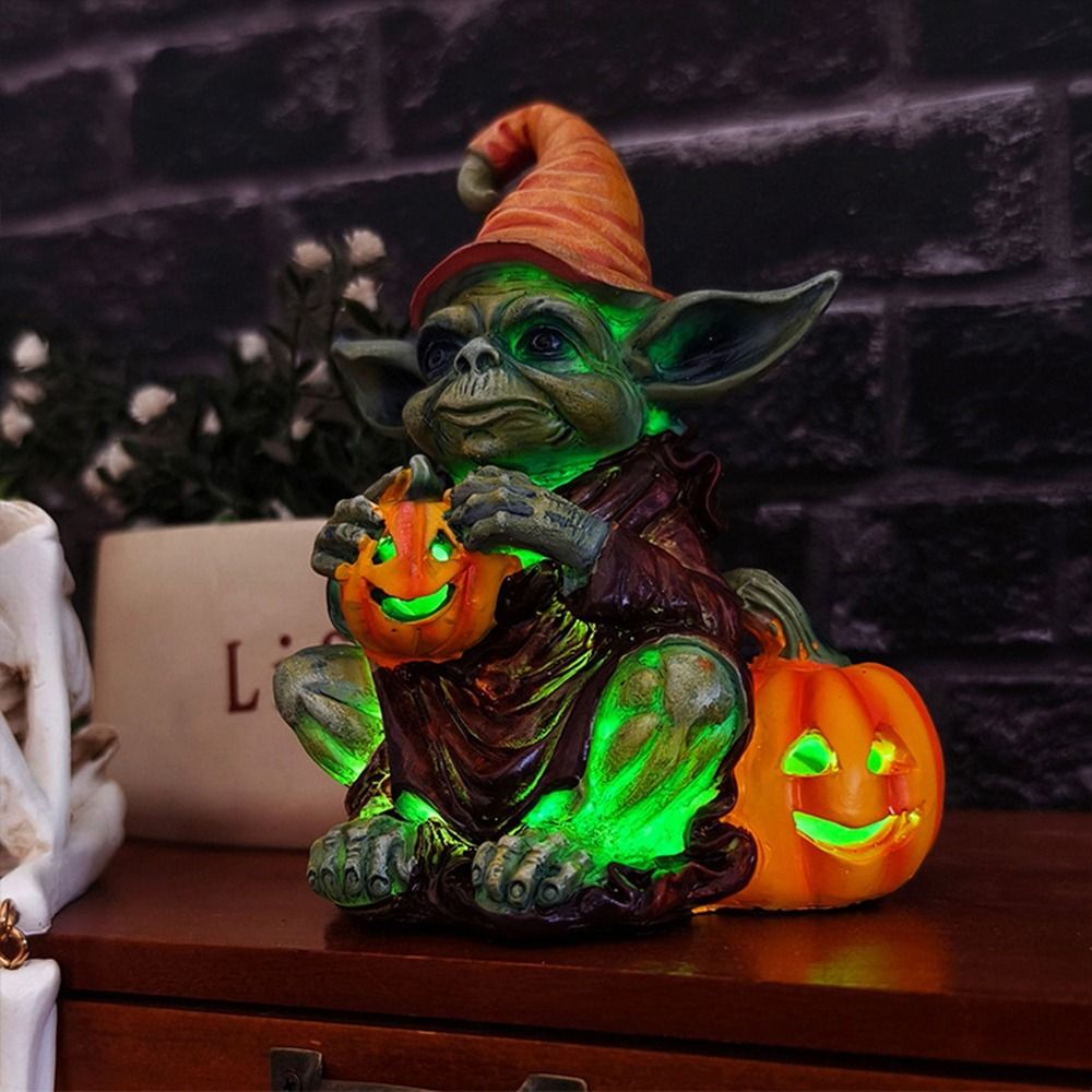 PhantomPumpkin™ 1+1 FREE | Halloween Resin Statue with Pumpkin Lamp