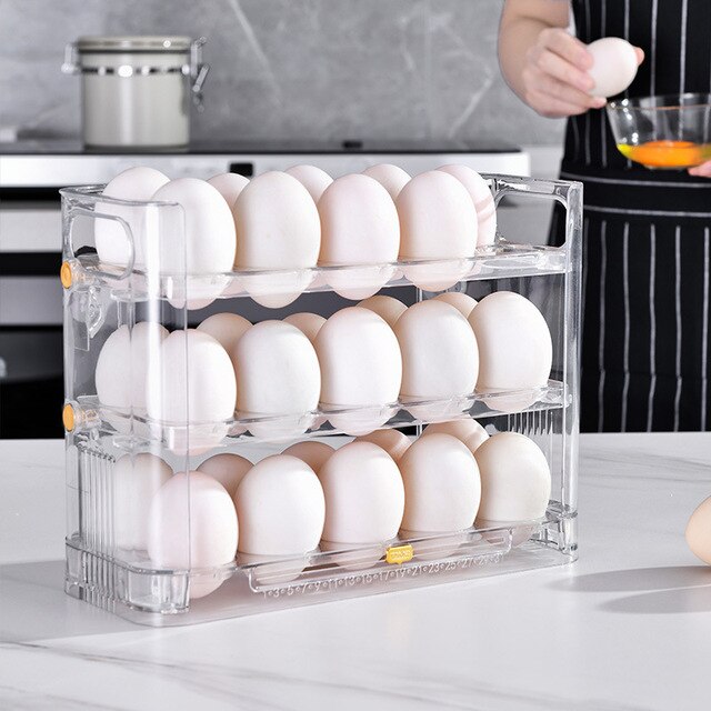 EggHolder™ - Egg storage box with three layers - 1+1 FREE