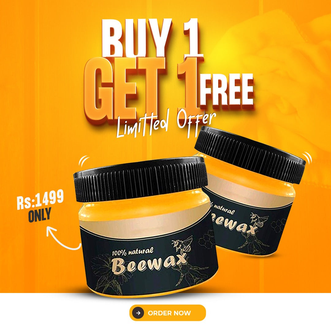 Beeswax™ organic wood furniture polish | 1+1 FREE