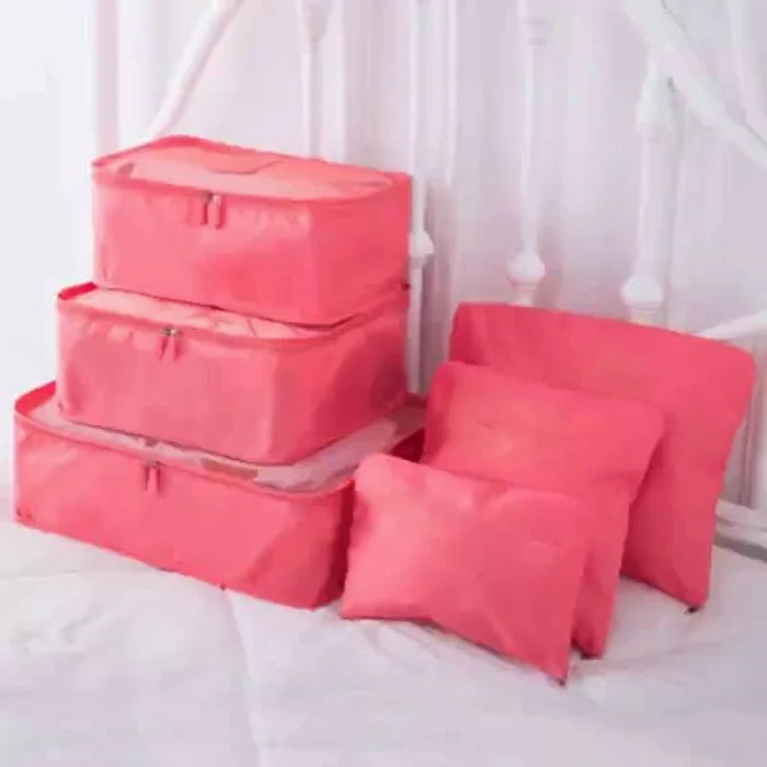 PackingCubes™ - 6 pieces of portable packing cubes for luggage