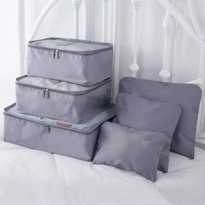 PackingCubes™ - 6 pieces of portable packing cubes for luggage