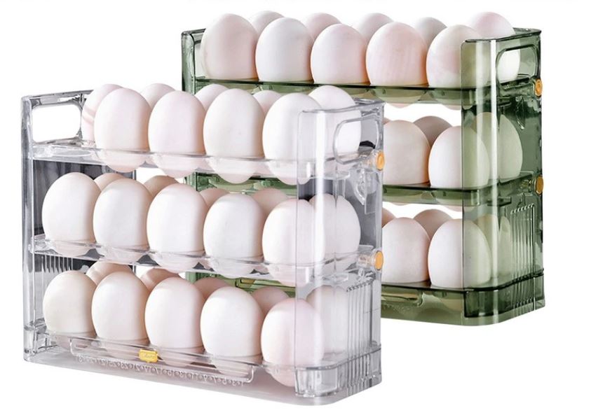 EggHolder™ - Egg storage box with three layers - 1+1 FREE