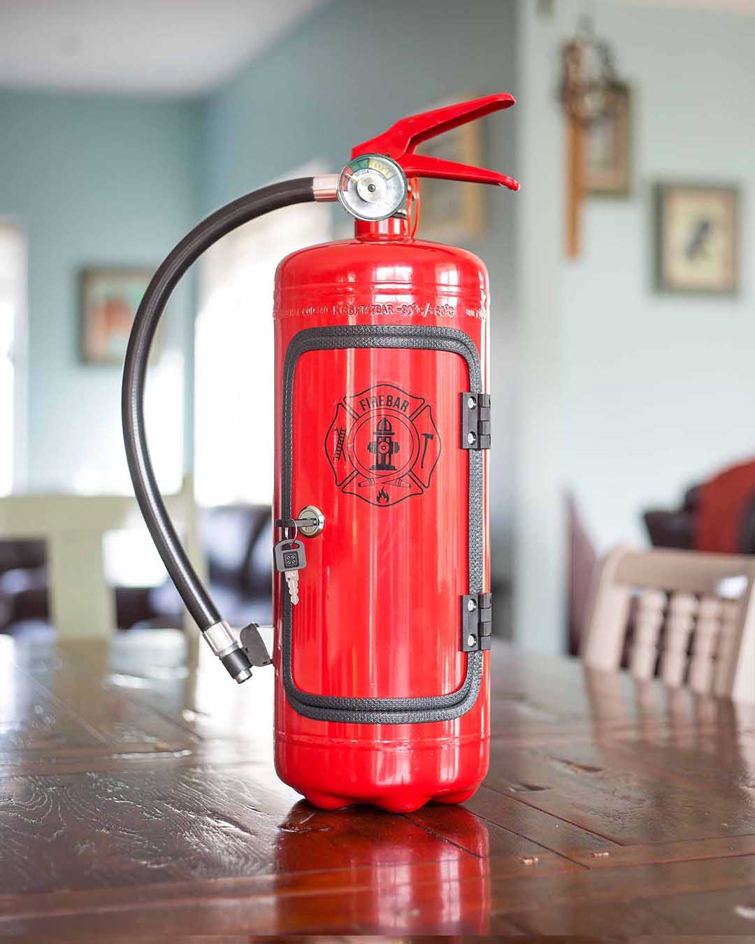 WineExtinguisher™ - Fire Extinguisher Minibar Wine