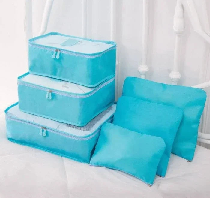 PackingCubes™ - 6 pieces of portable packing cubes for luggage