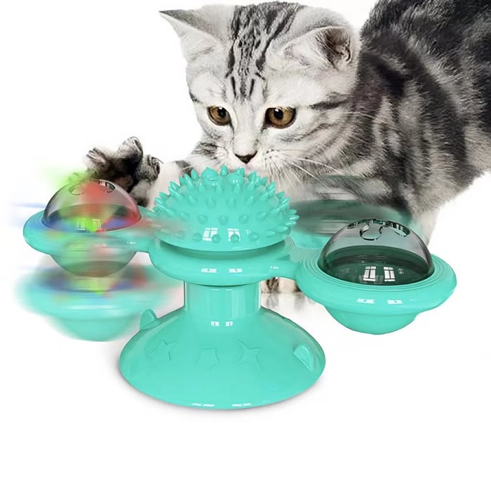 1+1 FREE | Spinning Ball™ - Interactive Spinning Wheel Cat Toy