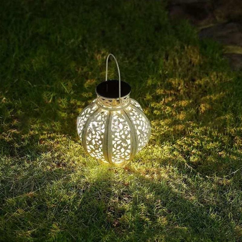 IronLuminae™ - Solar LED Iron Art Hallow Lantern Light