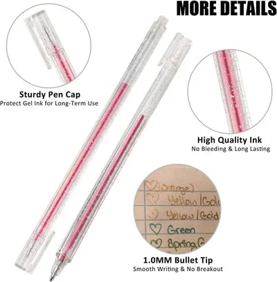 4+4 FREE | SparkWrite™ - Glitter gel pen set [Last day discount]