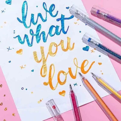 4+4 FREE | SparkWrite™ - Glitter gel pen set [Last day discount]