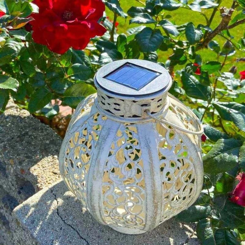 IronLuminae™ - Solar LED Iron Art Hallow Lantern Light