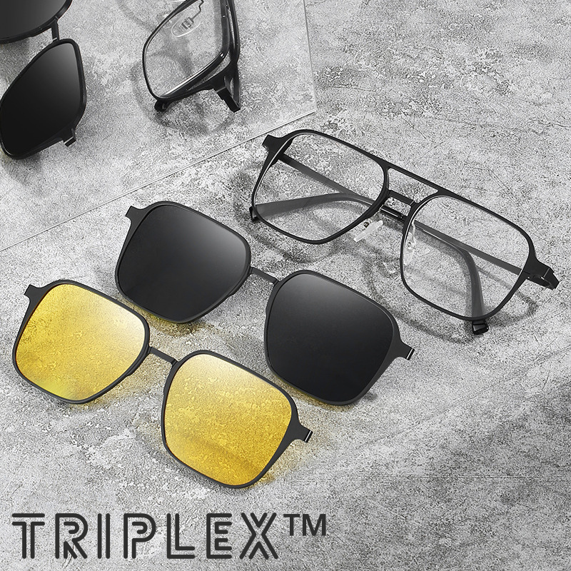 TriPlex™ - 3 in 1 Polarized Sunglasses