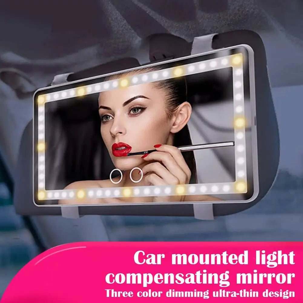 Car sun visor make-up mirror - 50% OFF