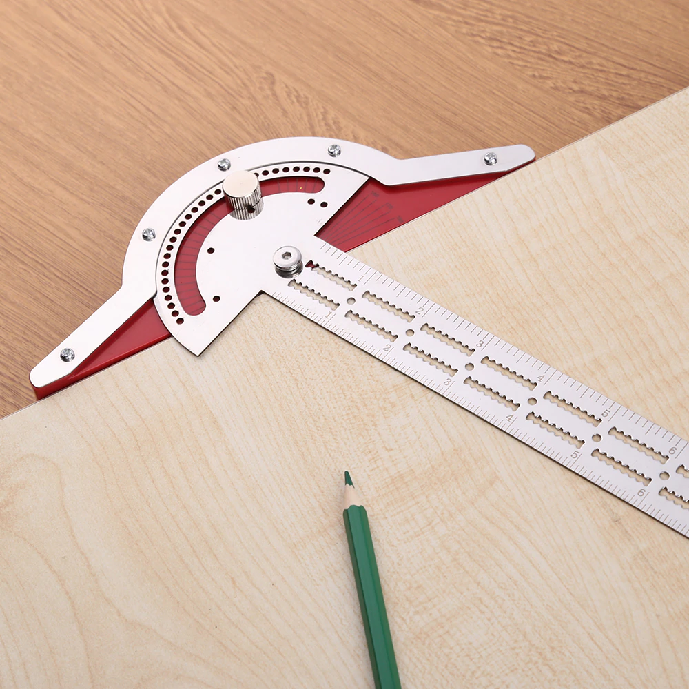 CraftPro™ - Pivoting edge ruler for woodworking