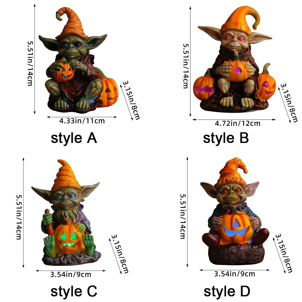 PhantomPumpkin™ 1+1 FREE | Halloween Resin Statue with Pumpkin Lamp